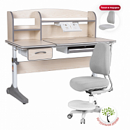 Комплект Anatomica Uniqa парта + кресло + надстройка + подставка для книг